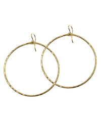 Nashelle Signature Hoop Earrings, Large in Gold 