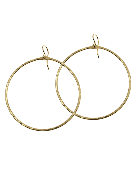 Nashelle Signature Hoop Earrings, Large in Gold 