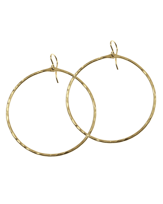 Nashelle Signature Hoop Earrings, Large in Gold 