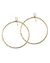 Nashelle Jewelry Gold / O/S Signature Hoop Earrings, Large in Gold