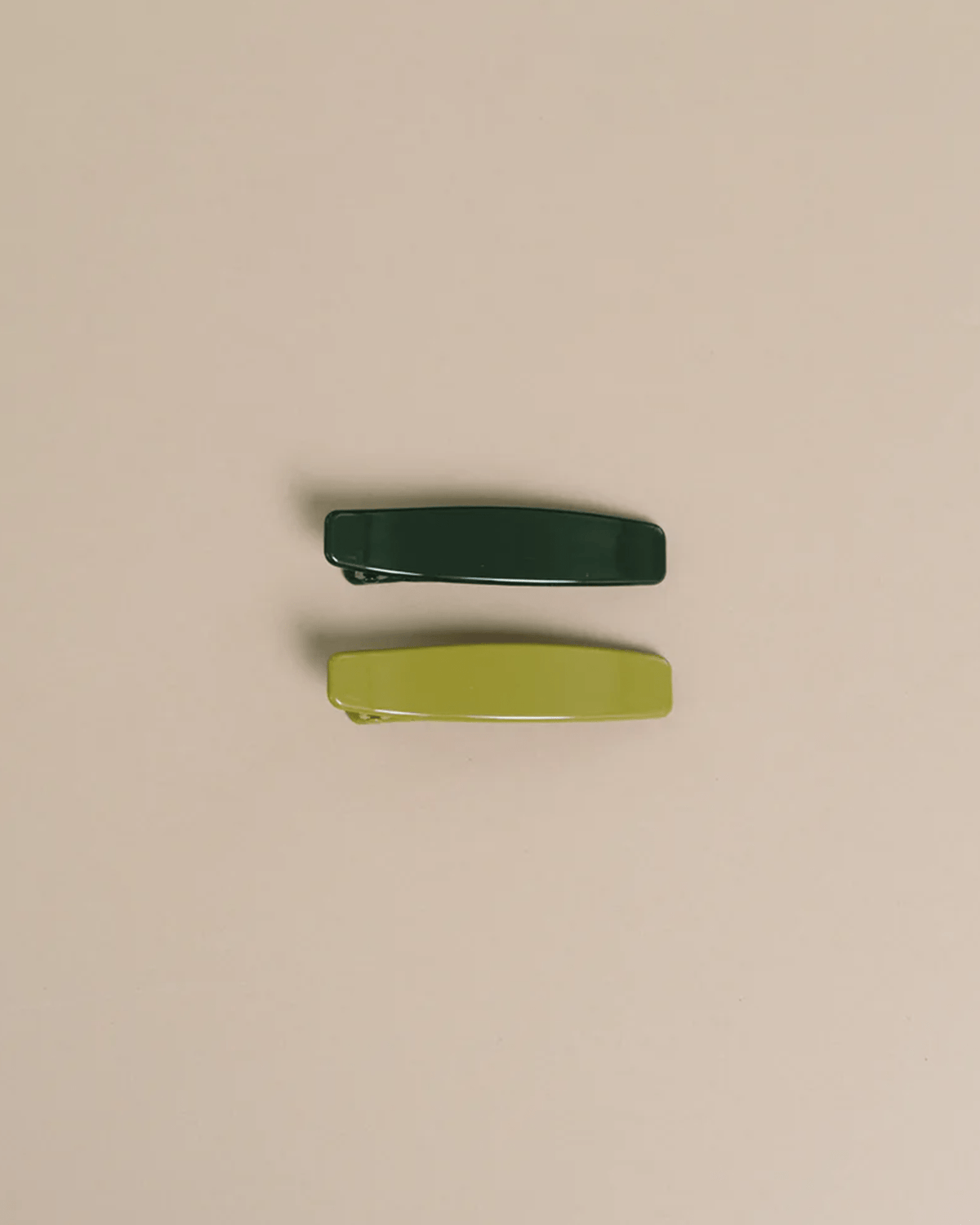 NAT + NOOR Accessories Forest + Olive Lani Hair Clip in Forest + Olive