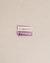 NAT + NOOR Accessories Mauve + Pink Lu Lu Hair Clip in Mauve + Pink