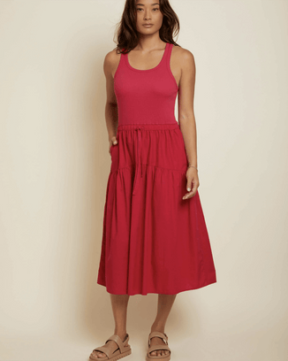 Nation LTD Clothing Frannie Combo Midi in Raspberry