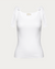 Nation LTD Clothing Gigi Tank w/ Poplin Ties in White