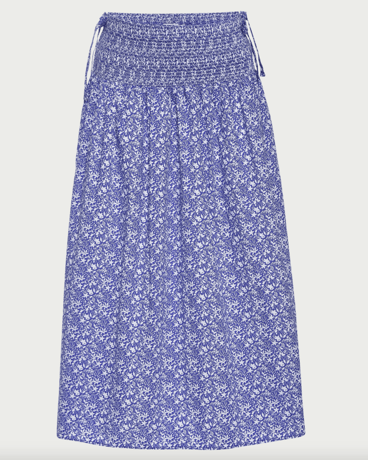 Nation LTD Clothing Primrose Smocked Skirt w/ Ties in Mykonos