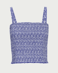 Nation LTD Clothing Rumer Gathered Crop Cami in Mykonos