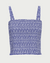 Nation LTD Clothing Rumer Gathered Crop Cami in Mykonos