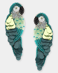 Olivia Dar Jewelry Dark Green Ara Earrings in Dark Green