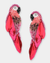 Olivia Dar Jewelry Fuchsia Ara Earrings in Fuchsia
