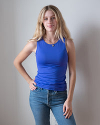 Only Hearts Del Cutaway Tank in Cobalt 
