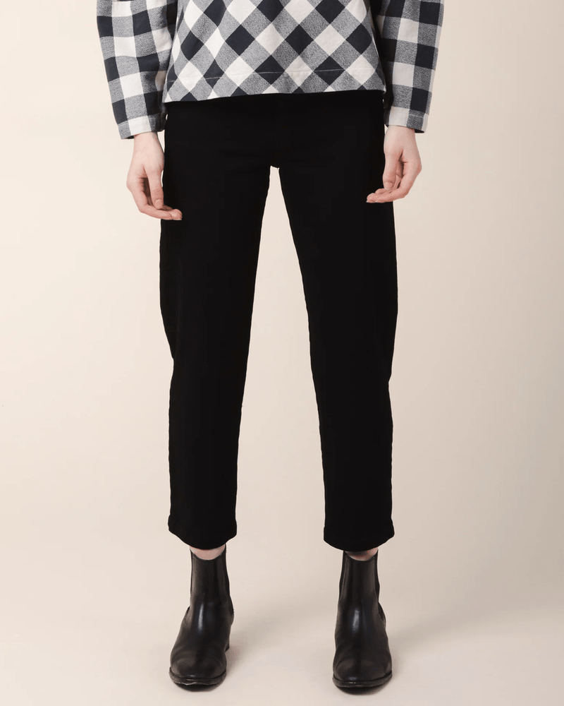 Prairie Underground Clothing Barrel Jean in Black