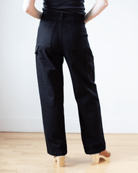 Prairie Underground Clothing Long Carpenter Pant in Black