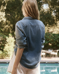 the Great The Harbor Shirt in Saddle Wash 