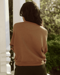the Great Clothing The Teammate Sweatshirt w/ The Great Lake Beautiful in Bright Maple