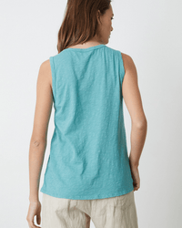 Velvet by Graham & Spencer Clothing Taurus Tank in Turquoise