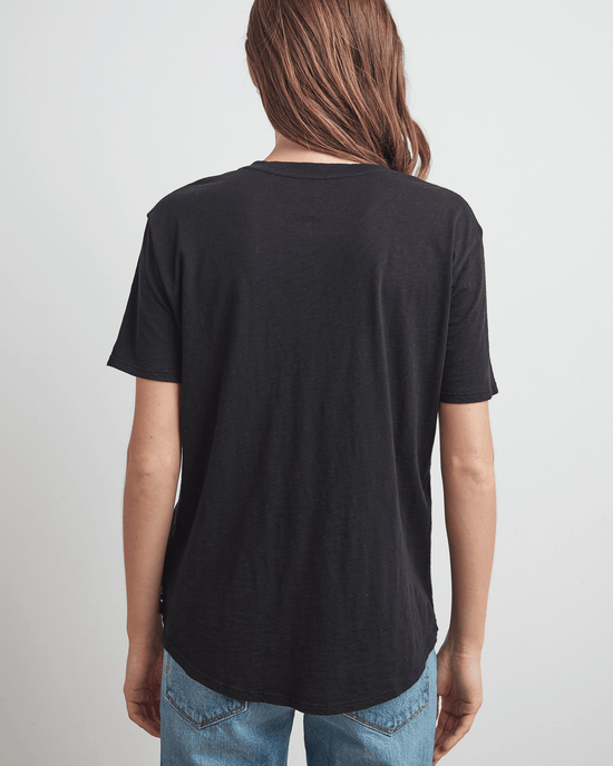 Velvet by Graham & Spencer Tera S/S Tee in Black 