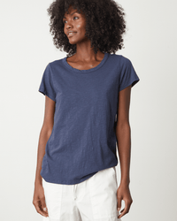 Velvet by Graham & Spencer Tilly Tee Shirt in Bluechip 