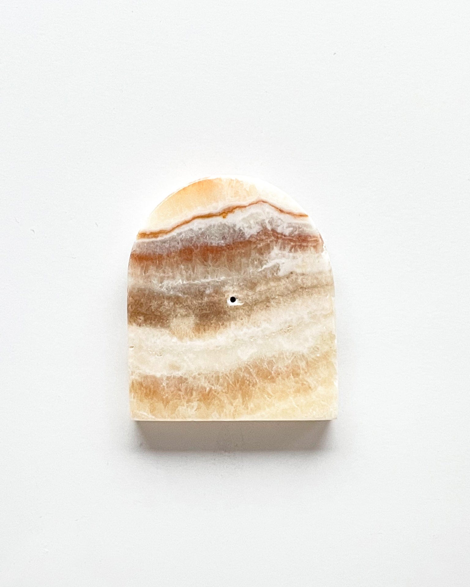 Arch Incense Burner in Cream Onyx