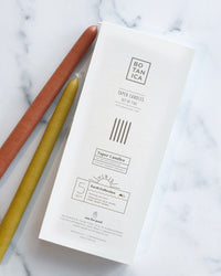 BOTANICA Home Earth Zodiac Taper Candles in Earth