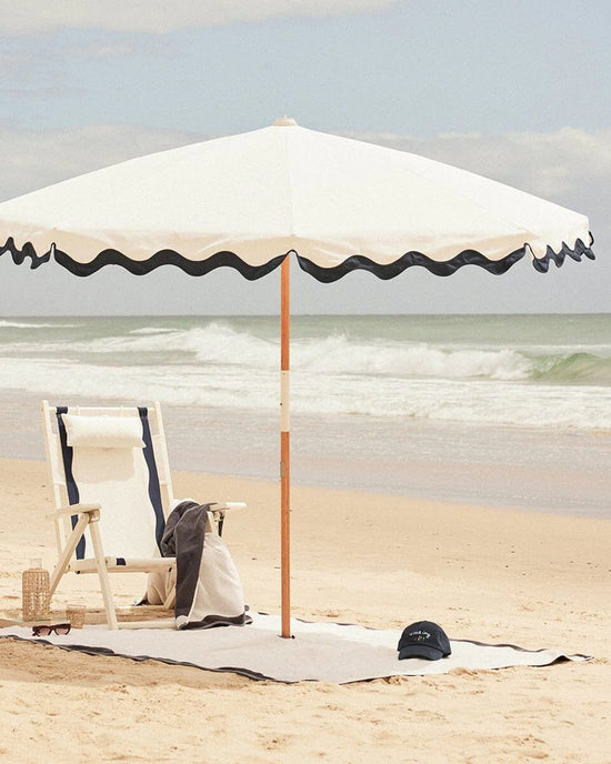 Business & Pleasure Co Home Amalfi Umbrella Rivie White