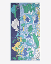 Inoui Editions Scarf / Etole 100 Fantastique in Emerald 