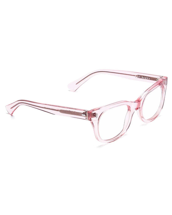 CADDIS Bixby Reading Glasses in Polished Clear Pink 