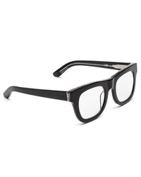 CADDIS D28 Reading Glasses in Gloss Black & Vodka 