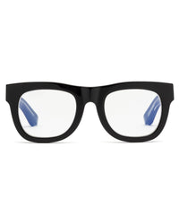 CADDIS D28 Reading Glasses in Gloss Black & Vodka 