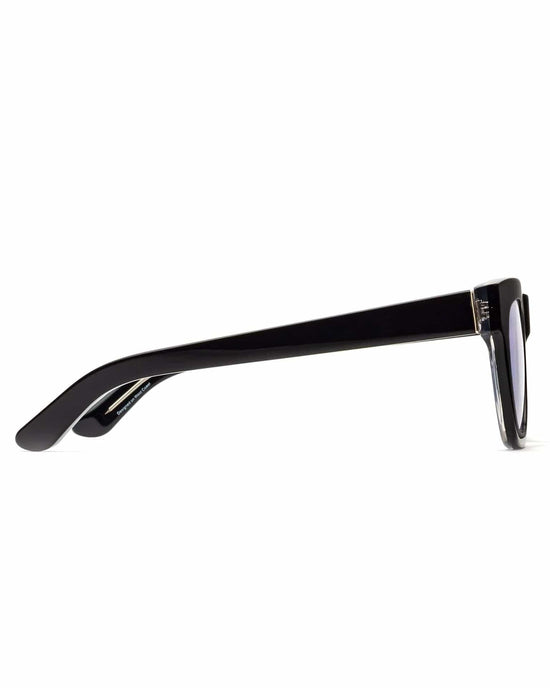 CADDIS D28 Reading Glasses in Gloss Black & Vodka 