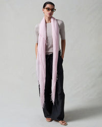 Chan Luu Cashmere & Silk Scarf in Rose Water 2 - Bliss Boutiques