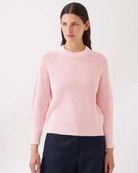 Demylee Clothing Chelsea Cotton Sweater in Petal