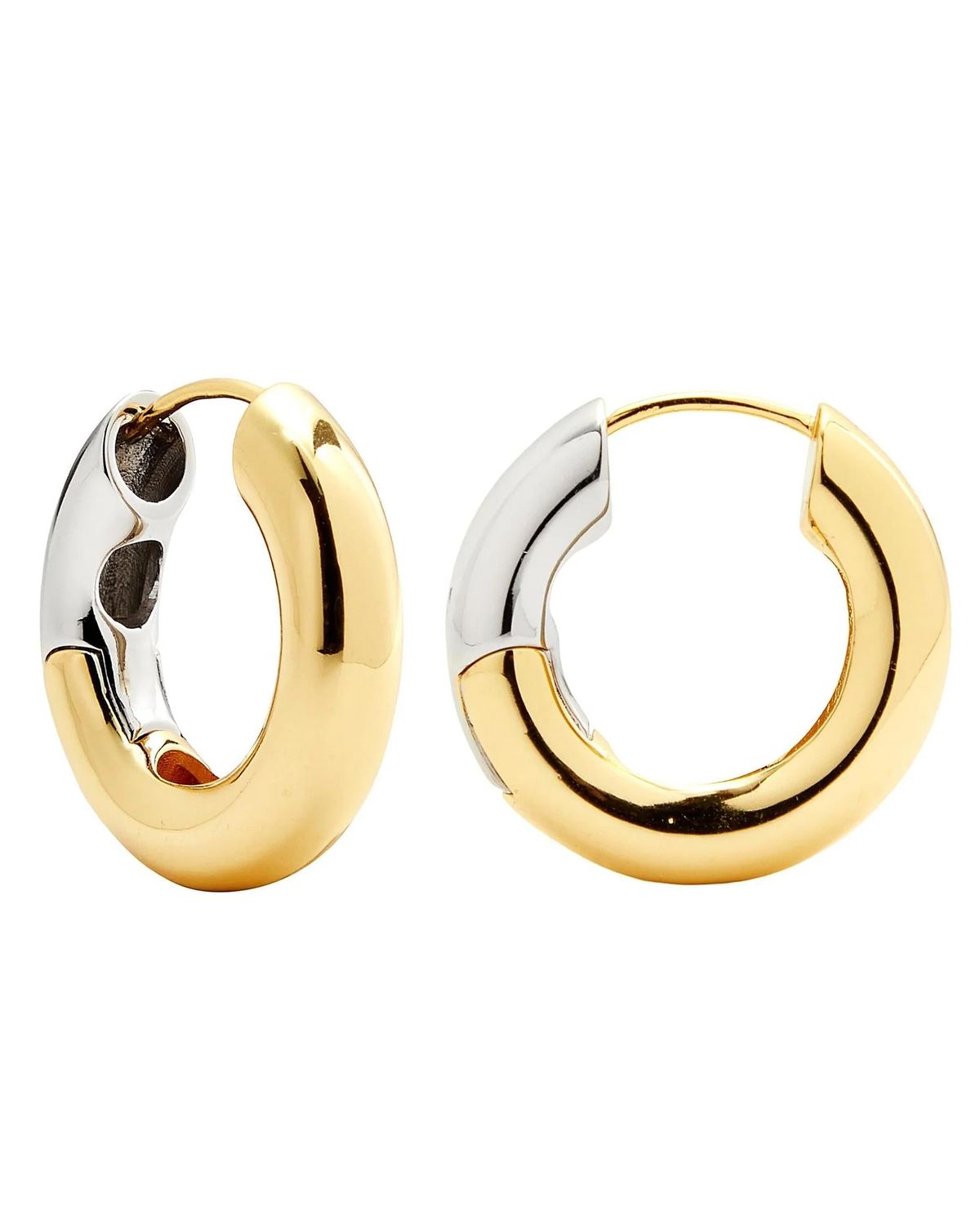 Chunky Hoops in 3/4 Gold