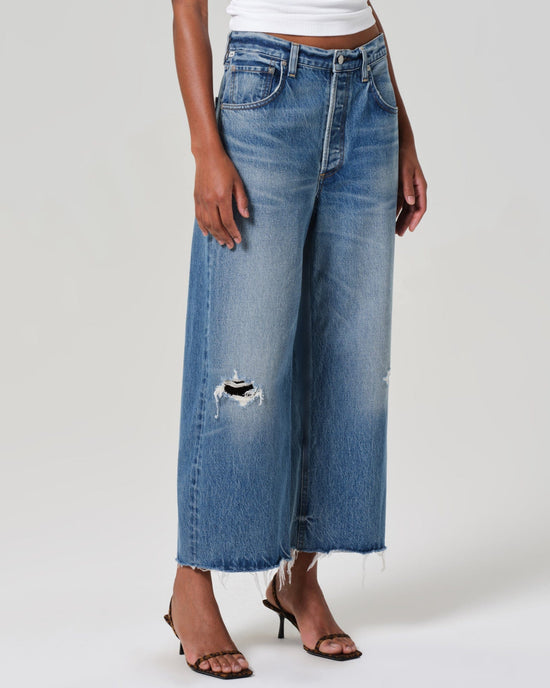 Citizens of Humanity Ayla Raw Hem Crop in Solano 