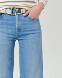 Citizens of Humanity Lyra Wide Leg Crop In Andante 3 - Bliss Boutiques