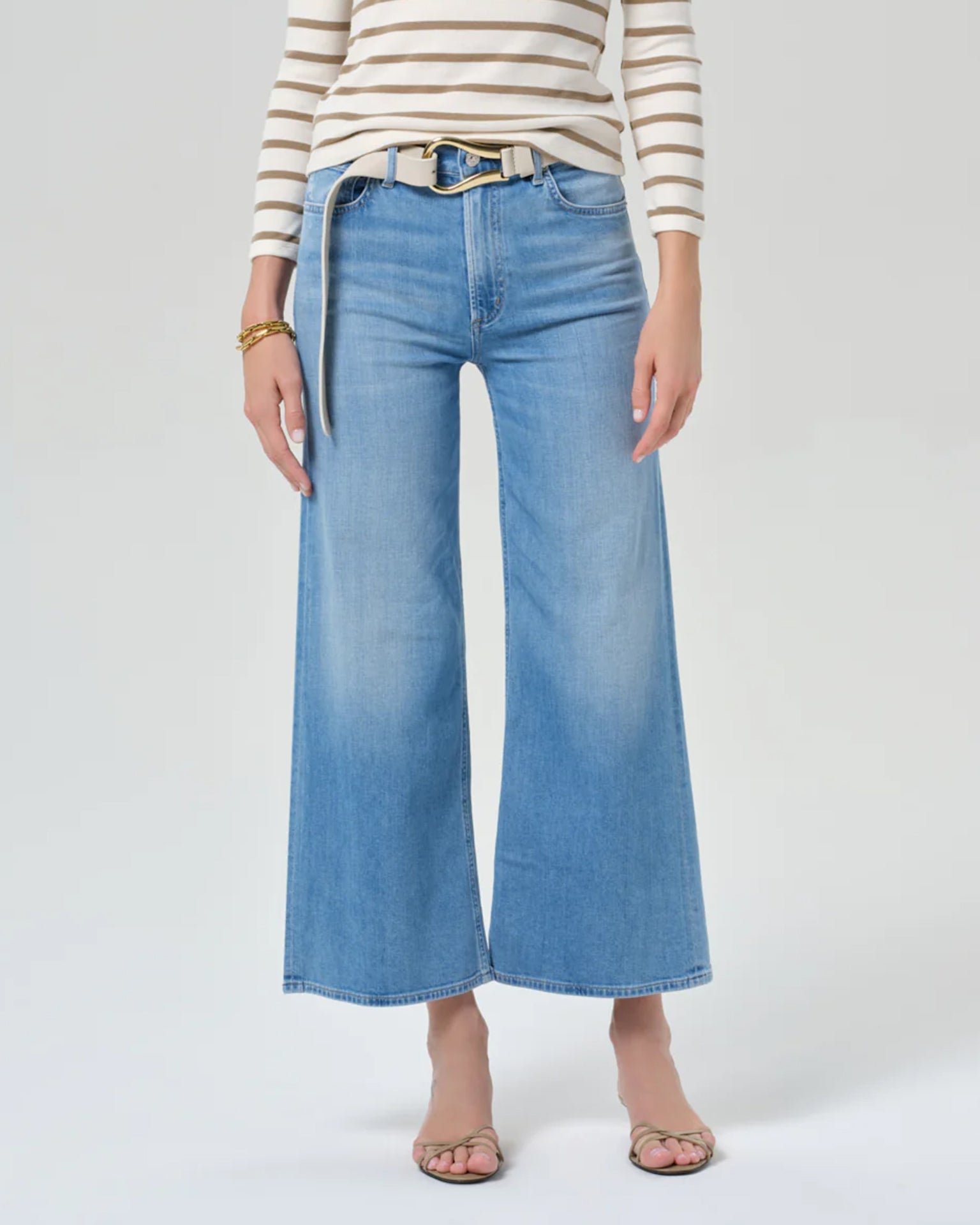 Lyra Wide Leg Crop In Andante
