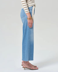 Citizens of Humanity Lyra Wide Leg Crop In Andante 4 - Bliss Boutiques