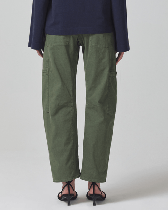 Citizens of Humanity Marcelle Low Slung Cargo in Surplus Sateen 