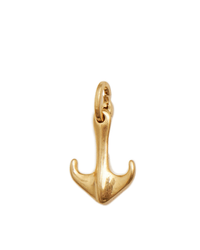 Clare V. Anchor Charm in Vintage Gold 