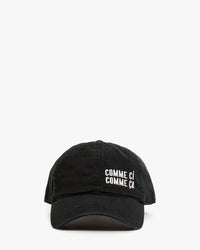 Clare V. Baseball Hat - Comme Ci Comme Ca in Black 1 - Bliss Boutiques