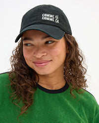 Clare V. Baseball Hat - Comme Ci Comme Ca in Black 2 - Bliss Boutiques