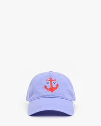 Clare V. Baseball Hat - CV Anchor in Lilac 1 - Bliss Boutiques