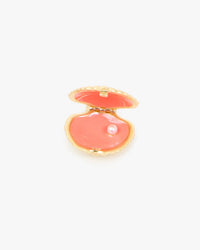 Clare V. Clamshell Locket in Vintage Gold 2 - Bliss Boutiques