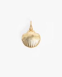 Clare V. Clamshell Locket in Vintage Gold 1 - Bliss Boutiques