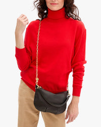 Clare V. Crossbody Strap - Oval Link in Vintage Gold 2 - Bliss Boutiques