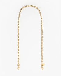 Clare V. Crossbody Strap - Oval Link in Vintage Gold 1 - Bliss Boutiques