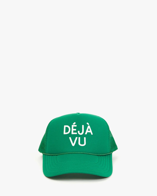 Clare V. Deja Vu Trucker in Green 