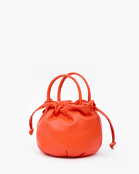 Clare V. Emma w/ Top Handle - L'ete Nappa in L`orange 4 - Bliss Boutiques
