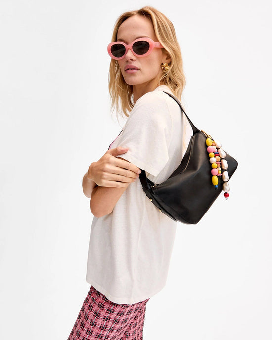 Clare V. Accessories Black Fleurine in Black
