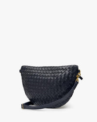 Clare V. Grande Fanny - Medium Woven Diagonal in Twilight 4 - Bliss Boutiques