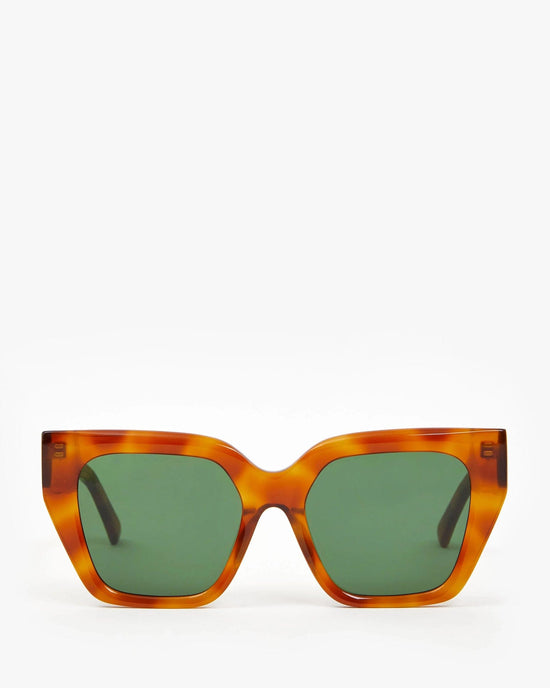 Clare V. Accessories Havana Tortoise Heather Sunglasses in Havana Tortoise